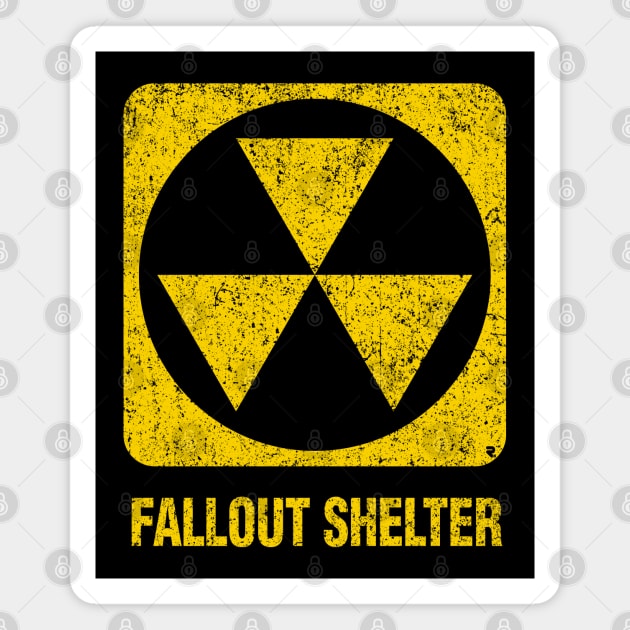 Fallout Shelter (Distressed) [Rx-Tp] Magnet by Roufxis